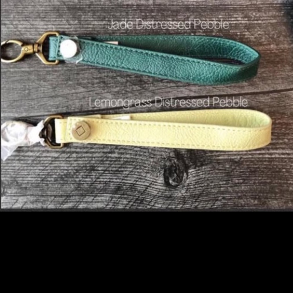 Lemongrass Distressed - Wristlet Strap NIP/NOP